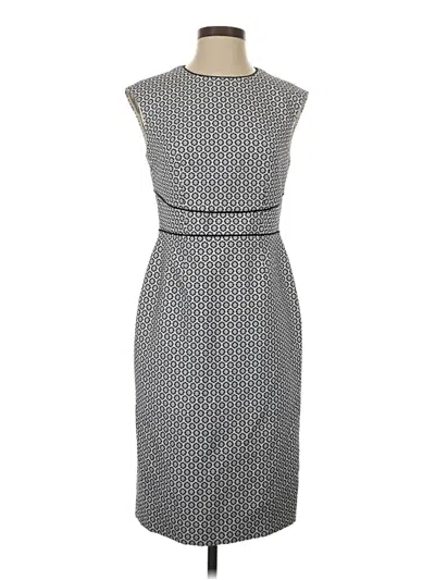 Pre-owned Brooks Brothers Cocktail Dress In Gray