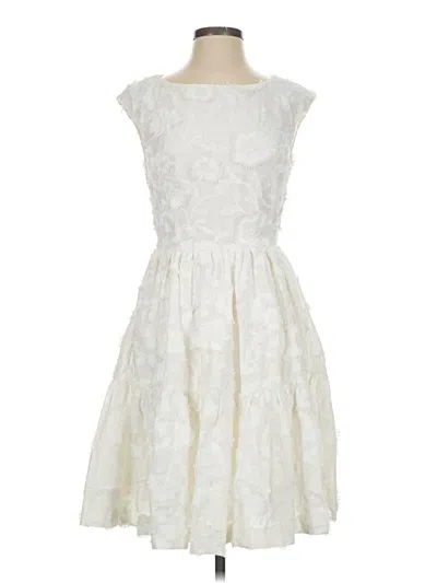 Pre-owned Brooks Brothers Cocktail Dress In Ivory