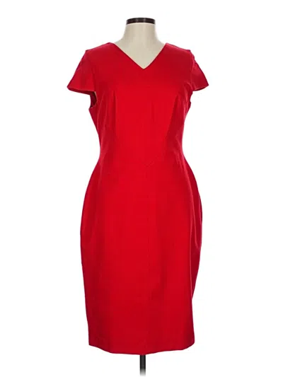 Pre-owned Brooks Brothers Cocktail Dress In Red