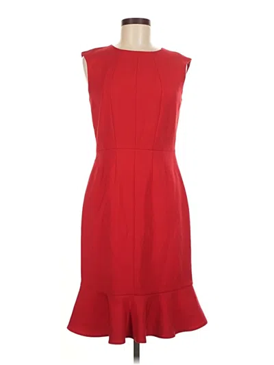 Pre-owned Brooks Brothers Cocktail Dress In Red