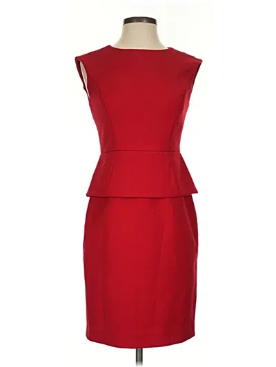 Pre-owned Brooks Brothers Cocktail Dress In Red