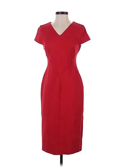 Pre-owned Brooks Brothers Cocktail Dress In Red