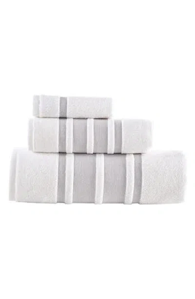 Brooks Brothers Contrast Boarder 3-piece Towel Set<br /> In Neutral