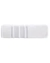 Brooks Brothers Contrast Border Bath Sheets In Silver