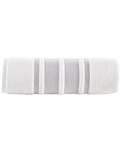 Brooks Brothers Contrast Border Bath Towel In Taupe