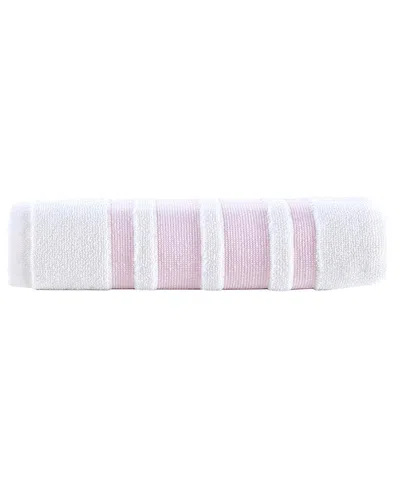 Brooks Brothers Contrast Border Hand Towel In Pink