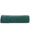 Brooks Brothers Contrast Frame Turkish Cotton Bath Towel, 55" X 28" In Green