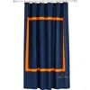 Brooks Brothers Contrast Frame Shower Curtain In Navy