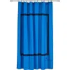 Brooks Brothers Contrast Frame Shower Curtain In Royal Blue