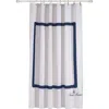 Brooks Brothers Contrast Frame Shower Curtain In White