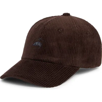 Brooks Brothers Corduroy Baseball Cap In Brown