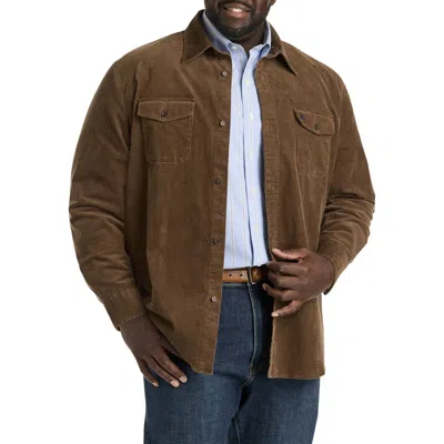 Brooks Brothers Corduroy Shirt Jacket In Carafe