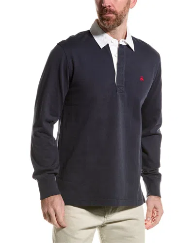 Brooks Brothers Core Rugby Polo Shirt In Blue