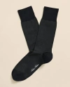 Brooks Brothers Cotton-blend Birdseye Socks In Black