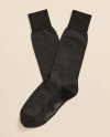 Brooks Brothers Cotton-blend Birdseye Socks In Brown