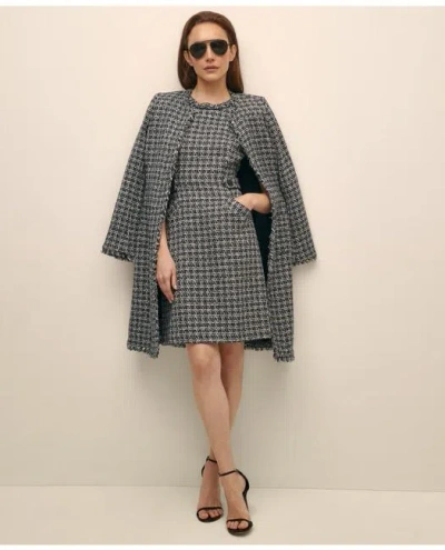 Brooks Brothers Cotton-blend Boucle Sheath Dress & Jacket Set In Black
