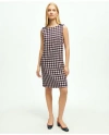 Brooks Brothers Cotton Blend Boucle Shift Dress | Size 8 In Multicolor