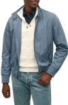 Brooks Brothers Cotton Blend Harrington Jacket In Blue Horizon