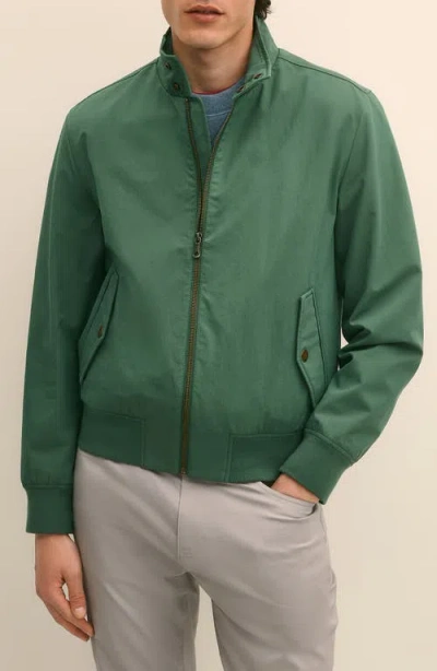 Brooks Brothers Cotton Blend Jacket In Green