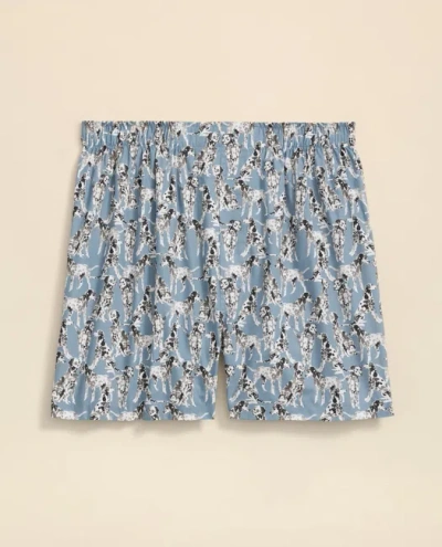 Brooks Brothers Cotton Broadcloth Dalmatians Boxers In Multi