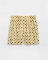 Brooks Brothers Cotton Broadcloth Duck-pattern Boxers In Yellow
