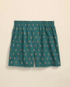 Brooks Brothers Cotton Broadcloth Fox Motif Boxers In Green