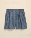 Brooks Brothers Cotton Broadcloth Multi-windowpane Boxers In Blue