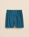 Brooks Brothers Cotton Broadcloth Tartan Boxers In Blue