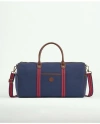 BROOKS BROTHERS COTTON CANVAS DUFFEL BAG | NAVY