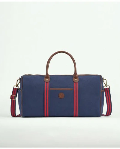 Brooks Brothers Cotton Canvas Duffel Bag | Navy