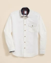 Brooks Brothers Cotton Corduroy Archive Sport Shirt In White