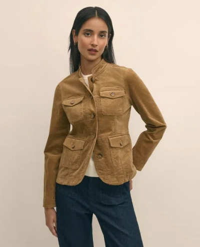 Brooks Brothers Cotton Corduroy Jacket In Brown
