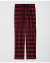 Brooks Brothers Cotton Flannel Tartan Lounge Pants In Red
