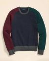 Brooks Brothers Colorblock Crewneck Sweatshirt In Multi