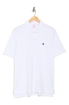 Brooks Brothers Cotton Interlock Knit Polo In White