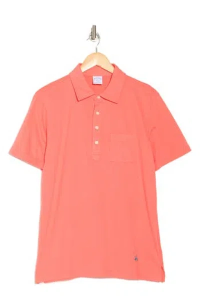 Brooks Brothers Cotton Jersey Polo In Dubarry