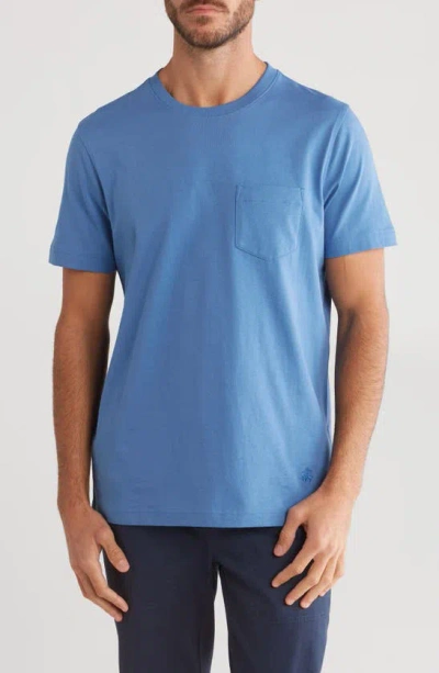 Brooks Brothers Cotton Jersey T-shirt In Ditch Blue