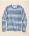 Brooks Brothers Cotton Mariner Stripe Long-sleeve T-shirt In Blue