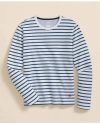 Brooks Brothers Cotton Mariner Stripe Long-sleeve T-shirt In White