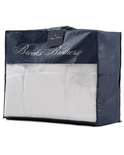 Brooks Brothers Cotton Mattress Topper In White