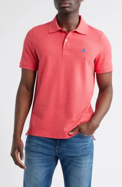 Brooks Brothers Cotton Piqué Polo In Red