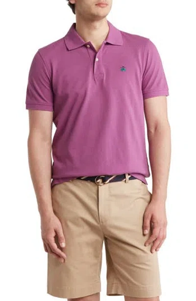 Brooks Brothers Slim Fit Polo Shirt In Purple