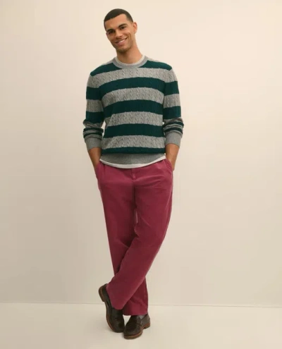 Brooks Brothers Cotton Relaxed Garment Dyed Corduroy Chino Pants In Multi