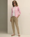 Brooks Brothers Cotton Sateen Slim Pants In Brown