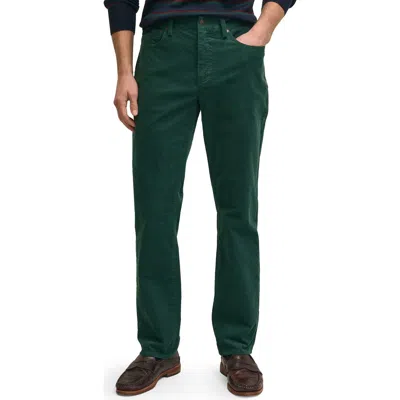 Brooks Brothers Stretch Cotton Corduroy Five Pocket Pants In Green
