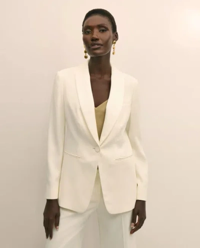 Brooks Brothers Crepe Shawl-collar Dinner Jacket In Neutral