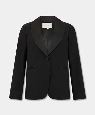 Brooks Brothers Crepe Tuxedo Jacket In Black