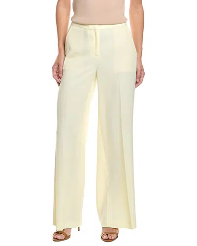 Brooks Brothers Crepe Wide Leg Pant In Neutral