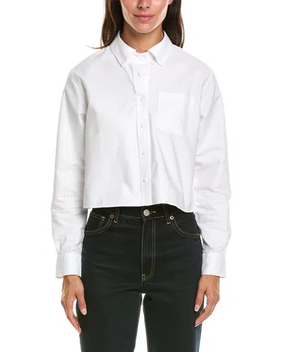 Brooks Brothers Cropped Shirt In White