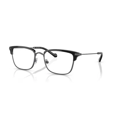 Brooks Brothers Demo Square Men's Eyeglasses Bb1101 1022 55 In Black